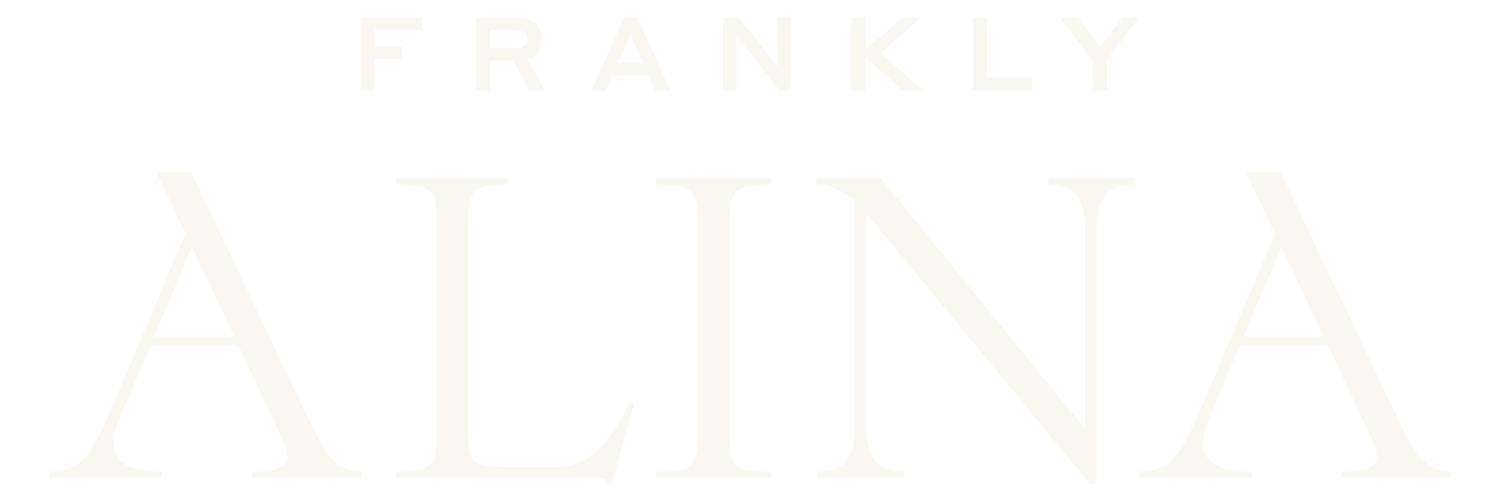 Frankly Alina Logo