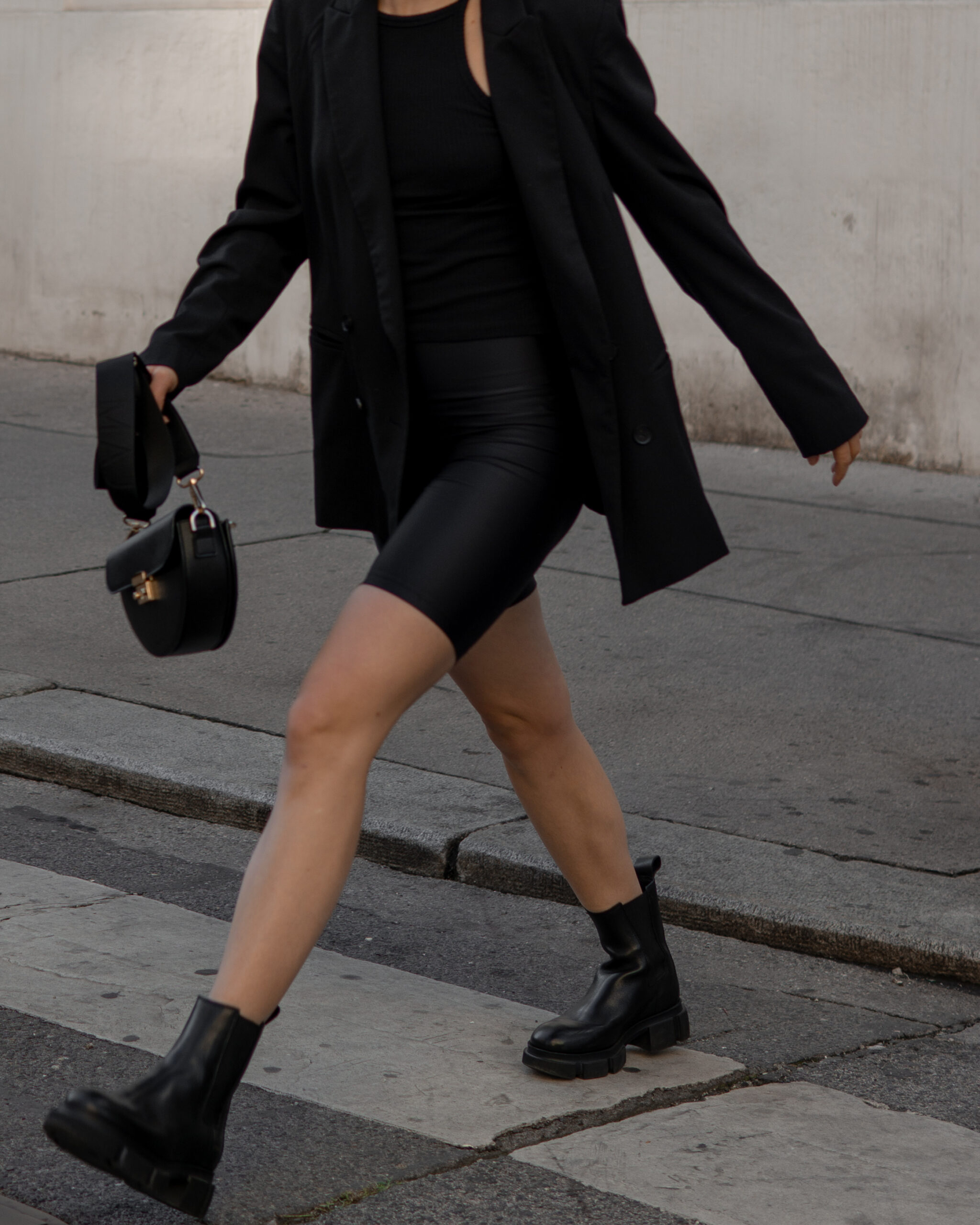boots, majavia, all black, fashion, street style